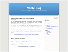 Tablet Screenshot of blog.montessori-bayreuth.de